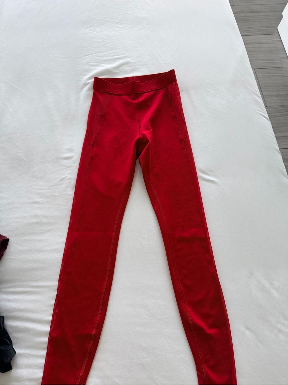 ALO Yoga Red High-Waist Leggings